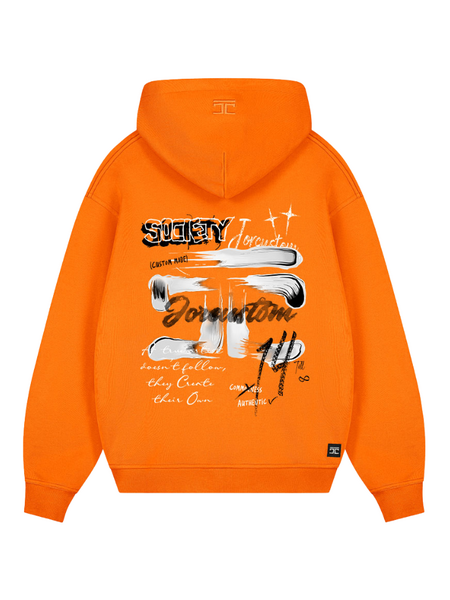 JorCustom PRE-ORDER JorCustom KD-Artist2.0 Zipped Hoodie - oranje