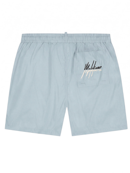 Malelions Malelions Split Swim Shorts - Ice Blue
