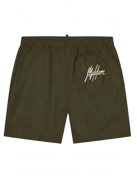 Malelions Malelions Split Swim Shorts - Vintage Green