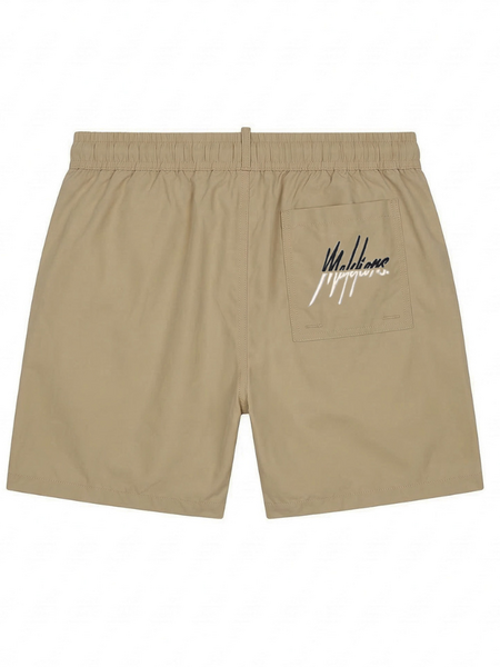 Malelions Malelions Split Swim Shorts - Sand