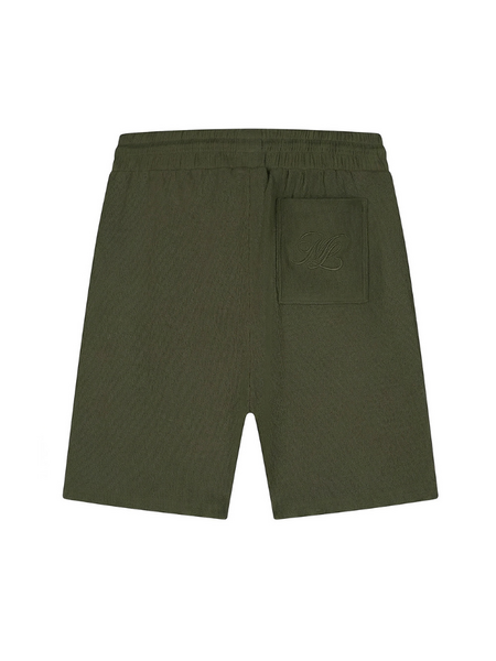 Malelions Malelions Emblem Seersucker Short - Vintage Green