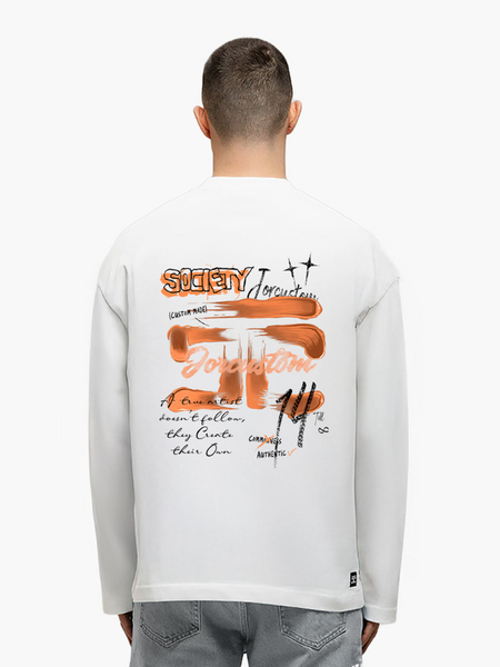 JorCustom KD-Artist2.0 Longsleeve T-Shirt - White