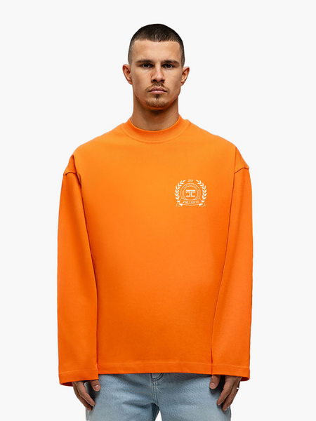 JorCustom PRE-ORDER JorCustom DutchNation Longsleeve T-Shirt - oranje