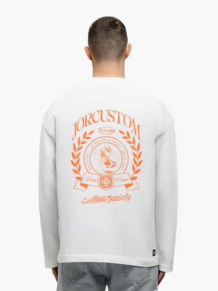 PRE-ORDER JorCustom DutchNation Longsleeve T-Shirt - White