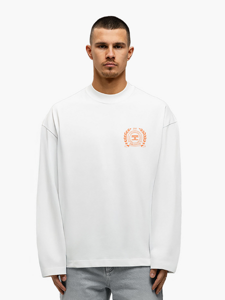 JorCustom PRE-ORDER JorCustom DutchNation Longsleeve T-Shirt - White