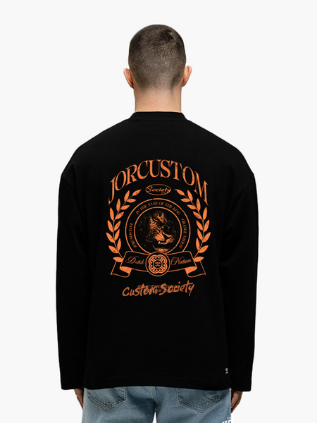 PRE-ORDER JorCustom DutchNation Longsleeve T-Shirt - Black