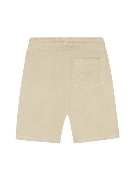 Malelions Malelions Emblem Towelling Short - Light Taupe