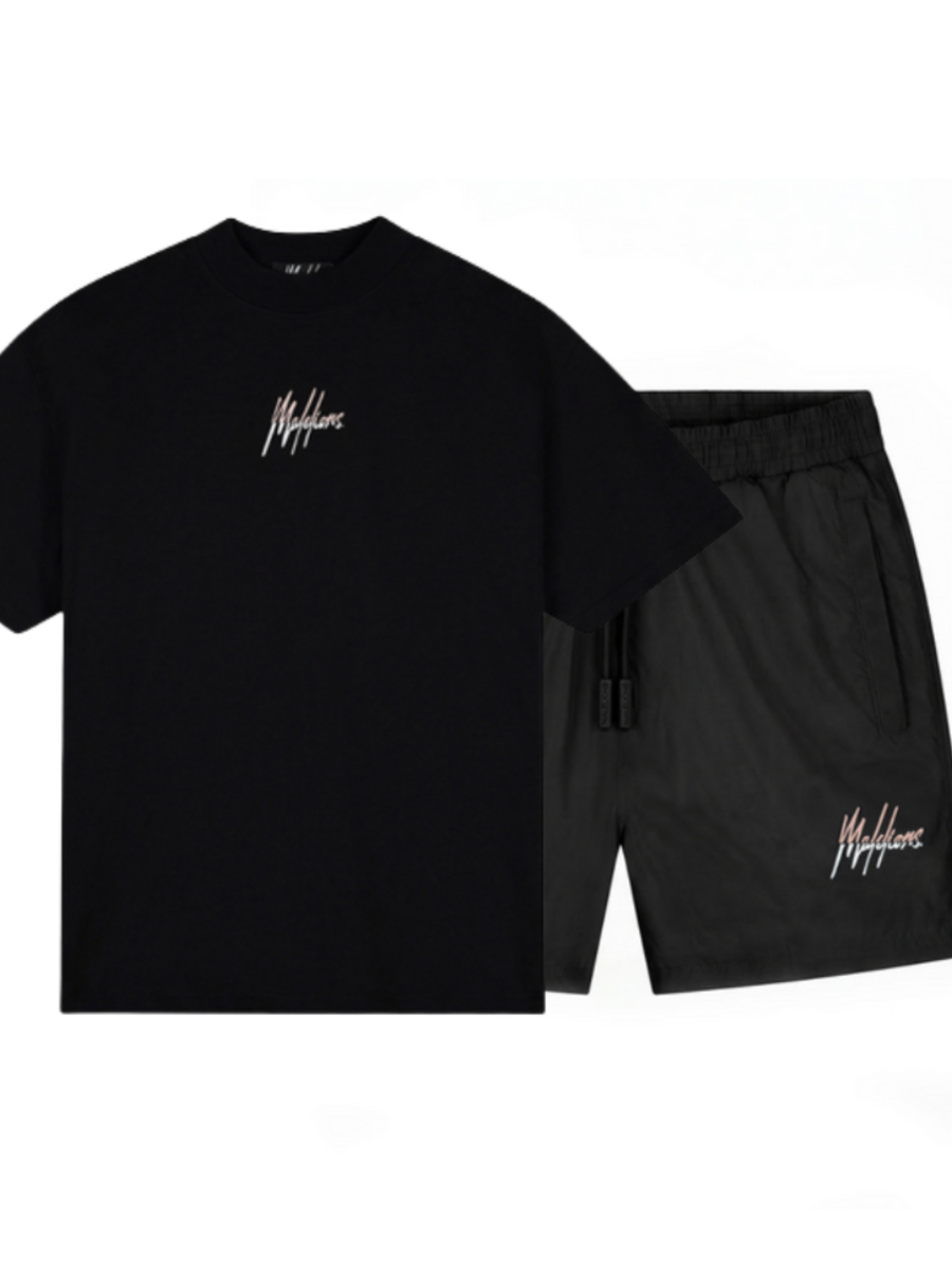 Malelions Malelions Split Swim Combi-Set - Black