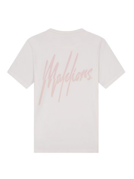 Malelions Women Kiki T-Shirt - Soft Pink/Dark Pink
