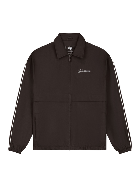 JorCustom Script Tracksuit Jacket - Brown