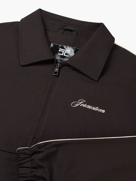 JorCustom JorCustom Script Tracksuit Jacket - Brown