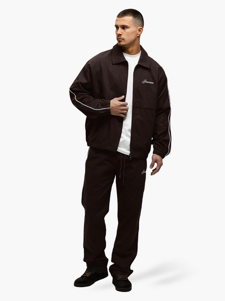 JorCustom JorCustom Script Tracksuit Pants - Brown