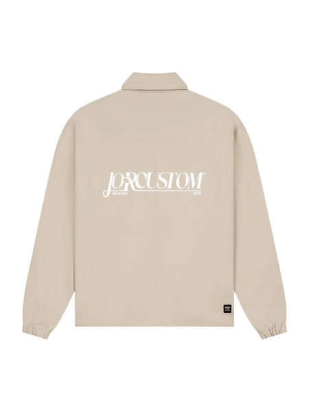 JorCustom JorCustom Script Coach Jacket - Taupe