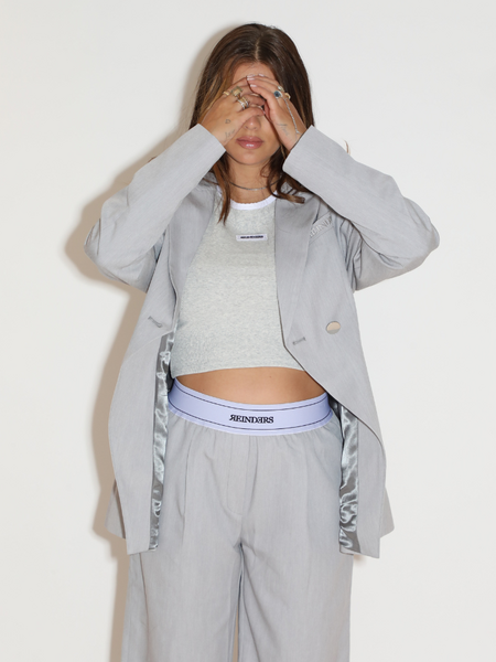 Reinders Reinders Taylor blazer - Light Grey Melange