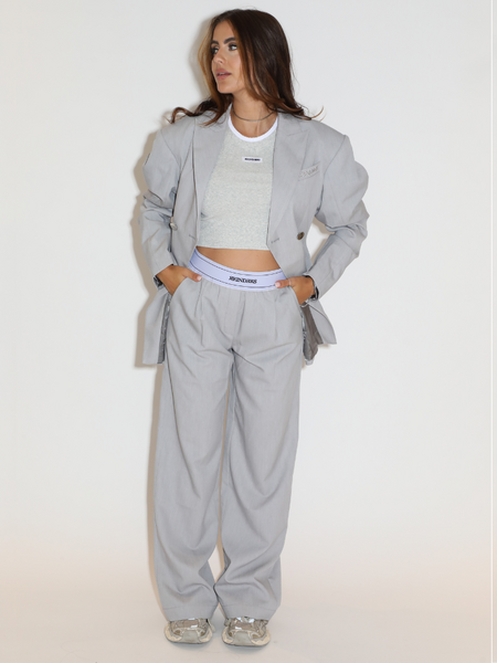 Reinders PRE-ORDER Reinders Indi pants - Light Grey Melange