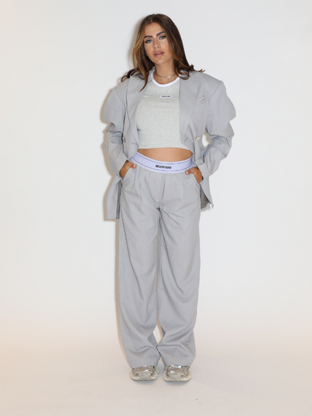 Reinders Reinders Indi Pants - Light Grey Melange