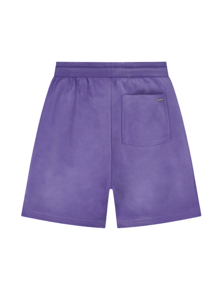 Croyez Croyez Sprayed Atelier Shorts - Dark Purple
