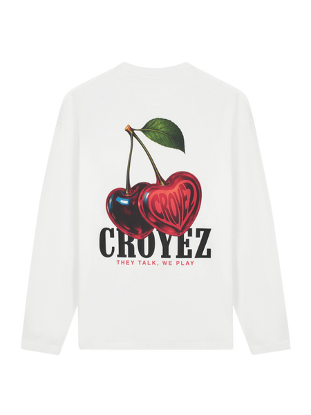 Croyez Croyez Cerise D'Amour Longsleeve - White
