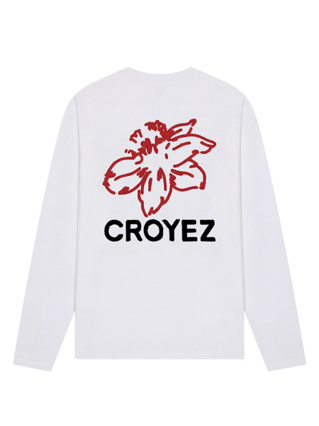 Croyez Croyez Gardener Longsleeve - White/Red