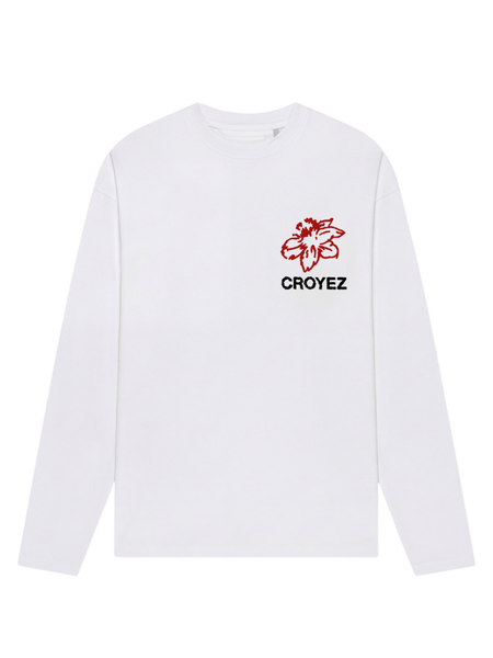 Croyez Croyez Gardener Longsleeve - White/Red