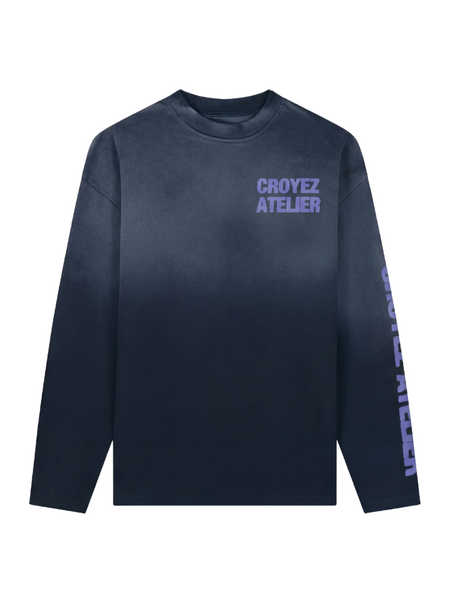 Croyez Sprayed Atelier Longsleeve - Black