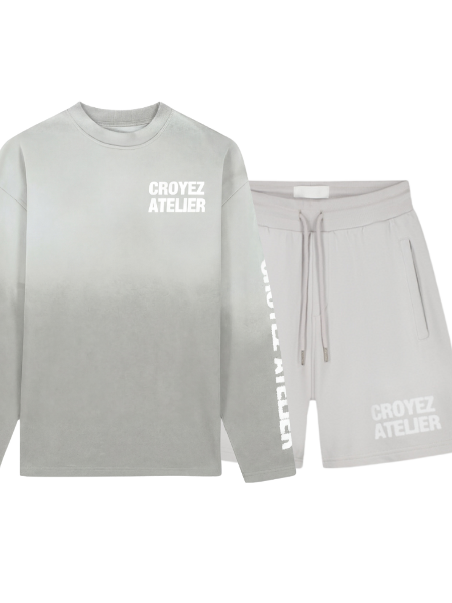 Croyez Croyez Sprayed Atelier Combi-Set - Light Grey