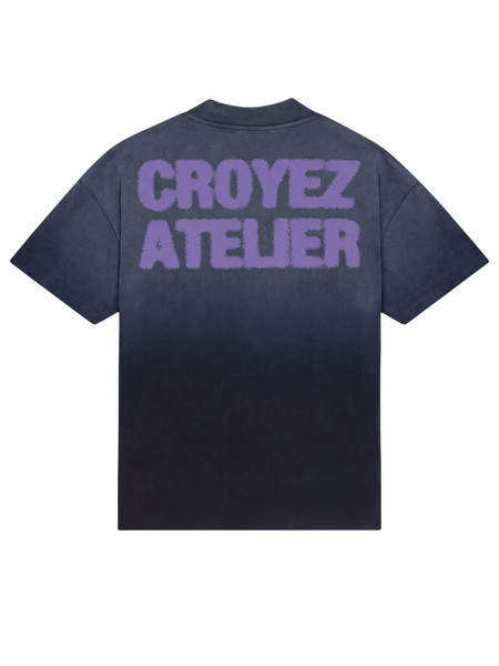 Croyez Sprayed Atelier T-Shirt - Black