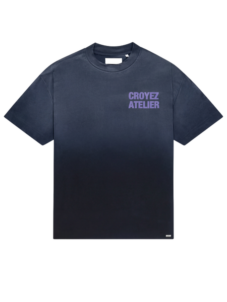 Croyez Croyez Sprayed Atelier T-Shirt - Black