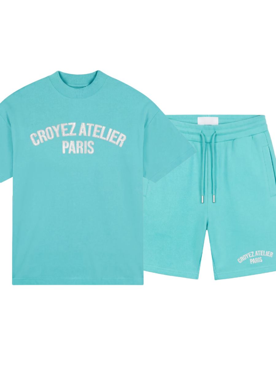 Croyez Croyez Heavyweight Atelier Combi-Set - Tiffany Blue
