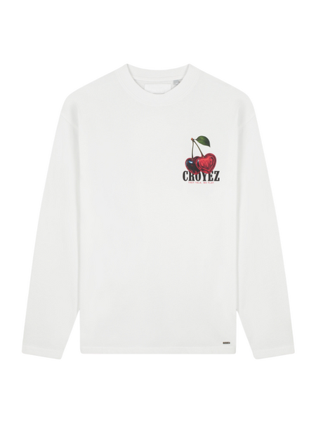 Croyez Croyez Women Cerise D'Amour Longsleeve - White