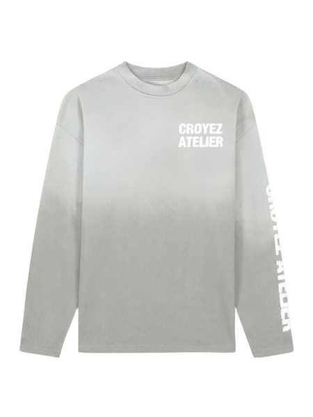 Croyez Croyez Women Sprayed Atelier Longsleeve - Light Grey