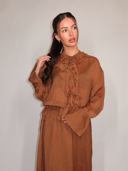 Josh V Josh V Gisele Dress - Mocha Brown