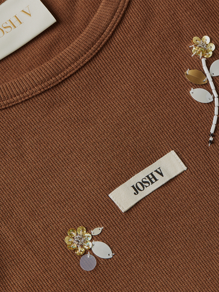 Josh V Josh V Swanny Top - Brown