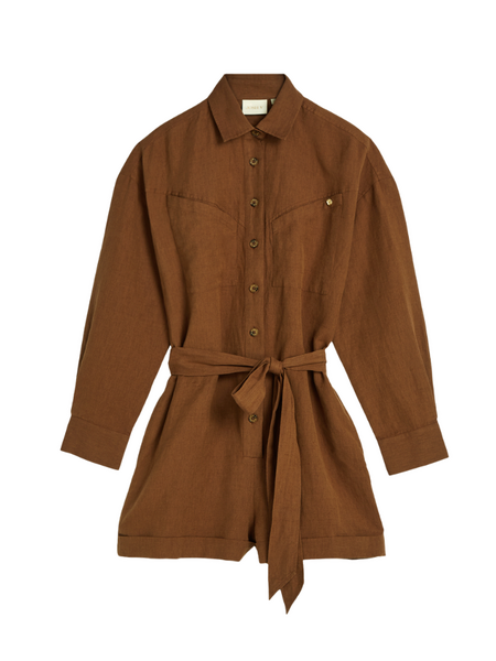 Josh V Josh V Pienna Playsuit - Brown