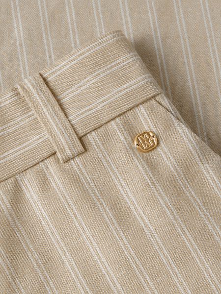 Josh V Josh V Odessa Pantalon - Stone Stripe