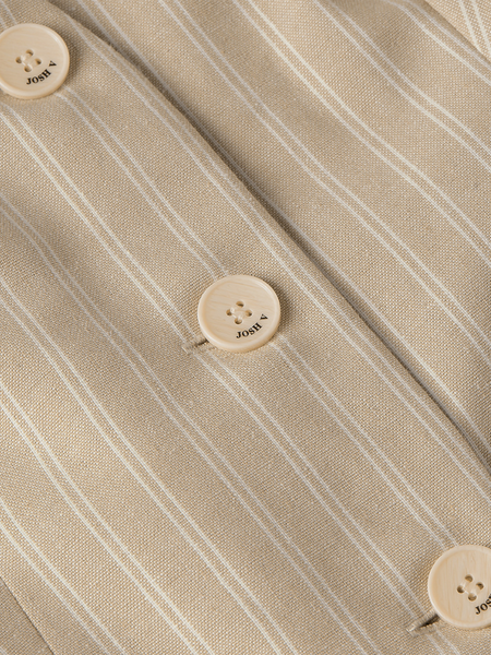 Josh V Josh V Inez Gilet - Stone Stripe