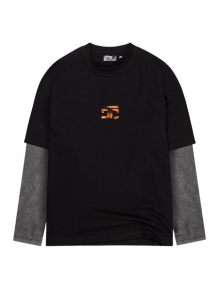 JorCustom JorCustom Women KD-Artist2.0 Double Layered Longslee - Black-Acid