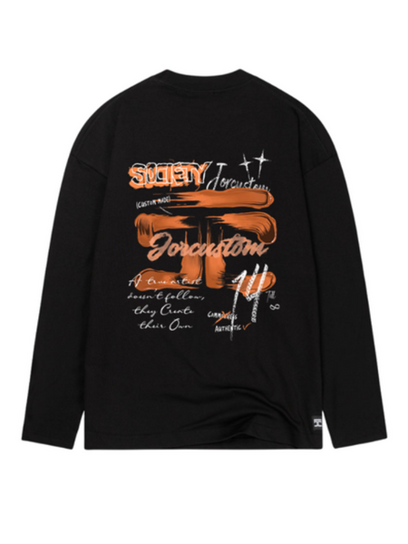 JorCustom Women KD-Artist2.0 Longsleeve T-Shirt - Black