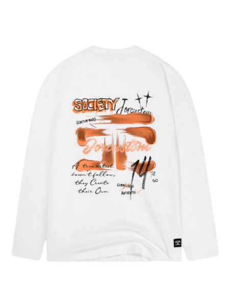 JorCustom Women KD-Artist2.0 Longsleeve T-Shirt - White