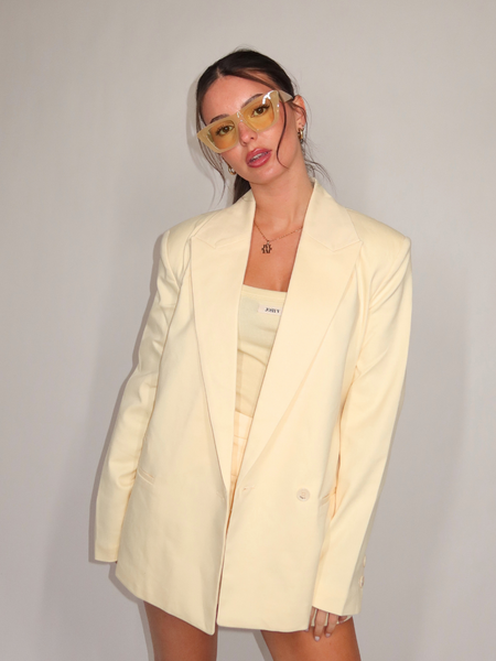 Josh V Josh V Benson Blazer - Butter Yellow
