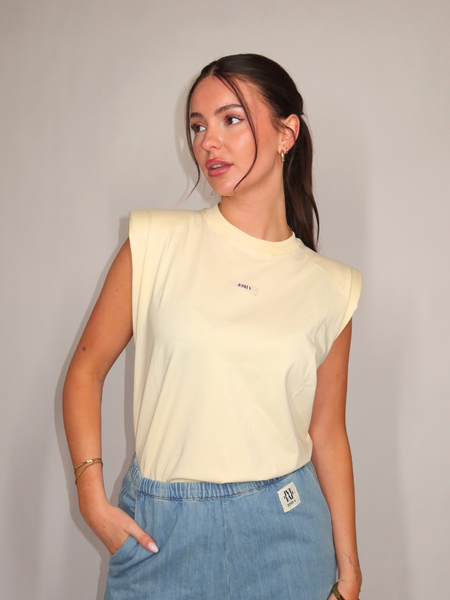 Josh V Sue T-Shirt - Butter Yellow