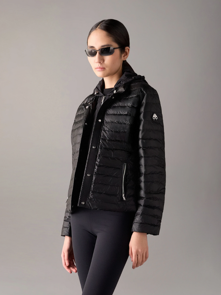 Moose Knuckles Moose Knuckles Women Cloud Walker Short Jacket - Black/Black