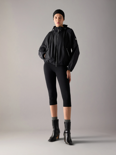 Moose Knuckles Moose Knuckles Women Elevate Hooded Monogram Jacket - Alabaster