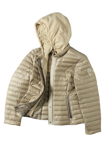 Moose Knuckles Women Cloud Walker Short Jacket - ALABASTER