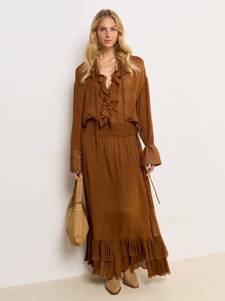 Josh V Josh V Gisele Dress - Mocha Brown