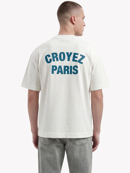 Croyez Paris Knit T-Shirt - Off-White