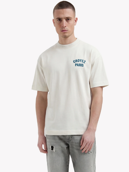 Croyez Croyez Paris Knit T-Shirt - Off-White