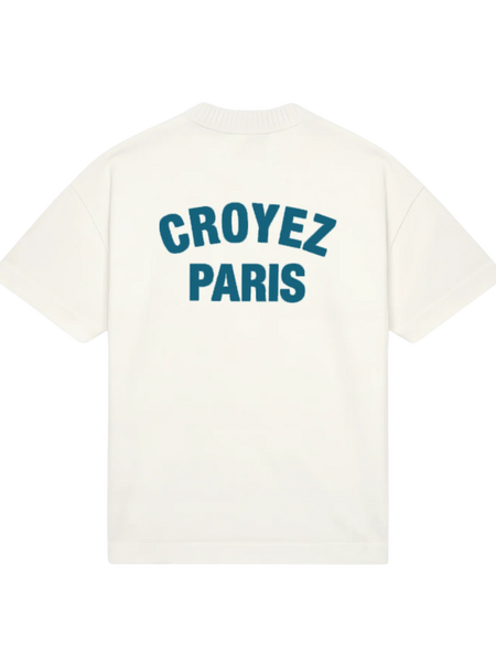 Croyez Croyez Paris Knit T-Shirt - Off-White