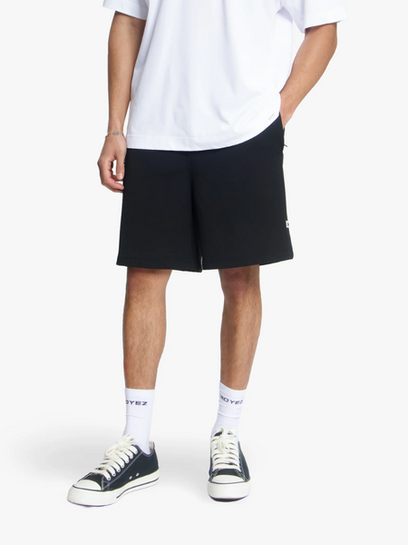 Croyez Etiquette Straight Chino Short - Black