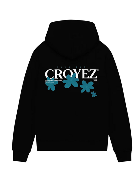 Croyez Croyez Botanique Zip Hoodie - Black/Dark Teal